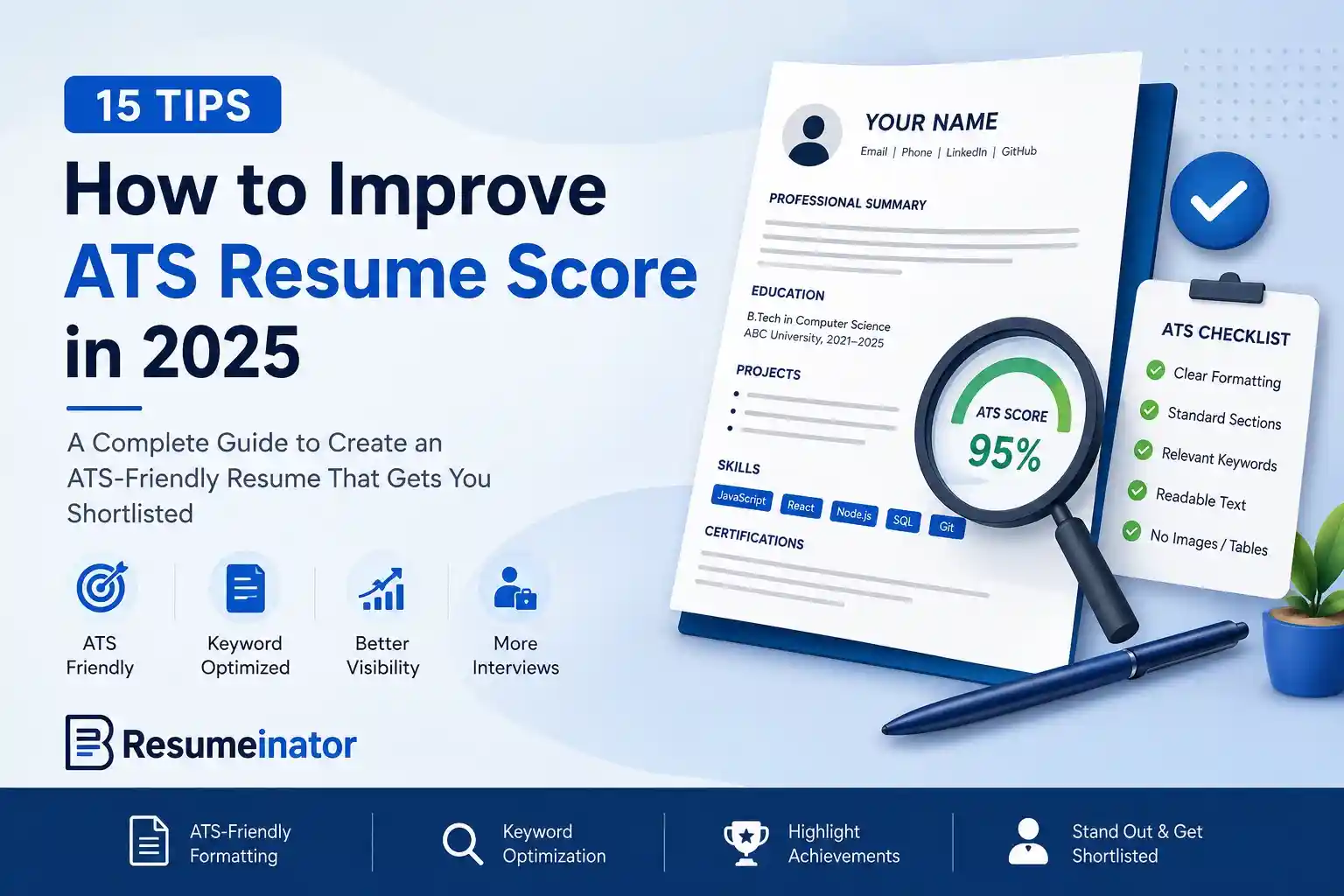 How to Improve Your ATS Resume Score: 15 Proven Tips That Actually Work